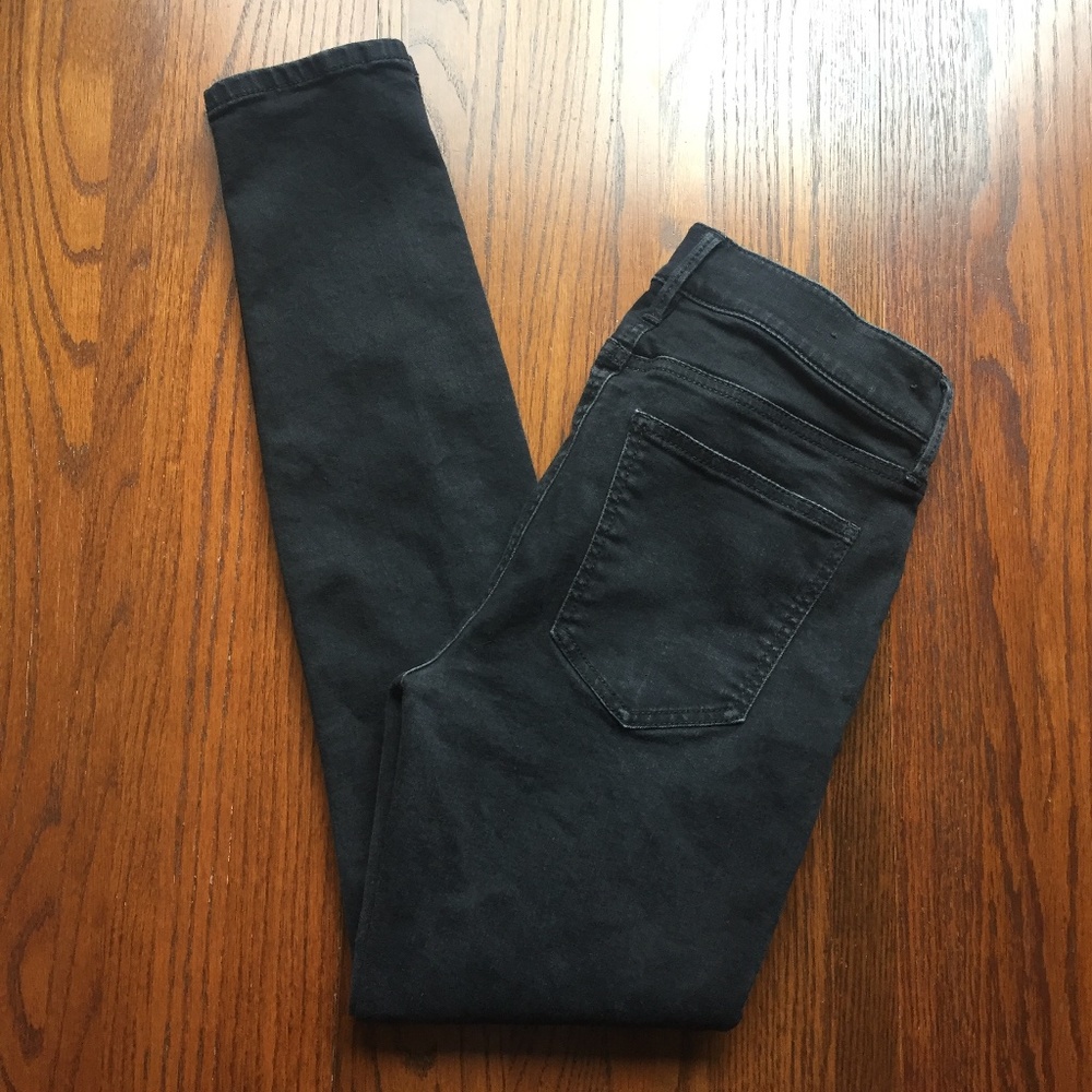 ANN TAYLOR The Skinny Modern Fit Black Jeans